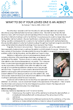What to do if Your Loved One is an Addict
